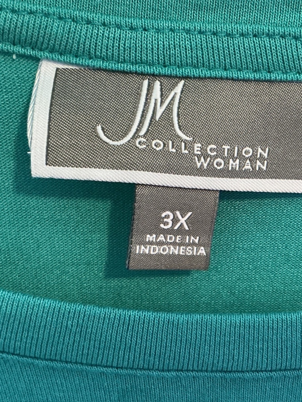 Plus Size Long sleeve Light Green Top - Picture 3 of 4
